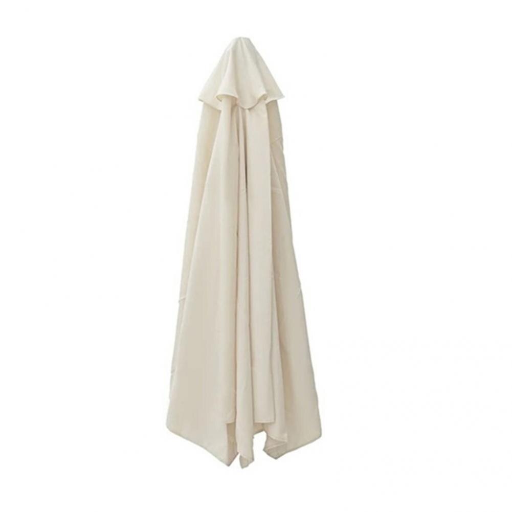 Bequem Terrasse Regenschirm Ersatz Gewebe Faltbare Baldachin Abdeckung Polyester Anti-verformen Sonnenschirm Baldachin Abdeckung