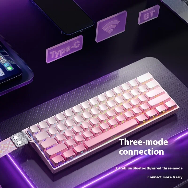 AULA Mini60 HE Magnetic Switch Keyboard RGB Tri Mo... – Grandado