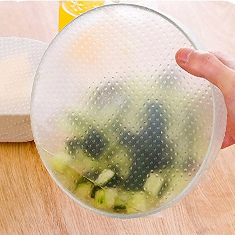 Kitchen Storage Silicone Cling Film Durable Food Wrap Film Reusable Food Fresh Keep Silicone Wraps Seal Cover