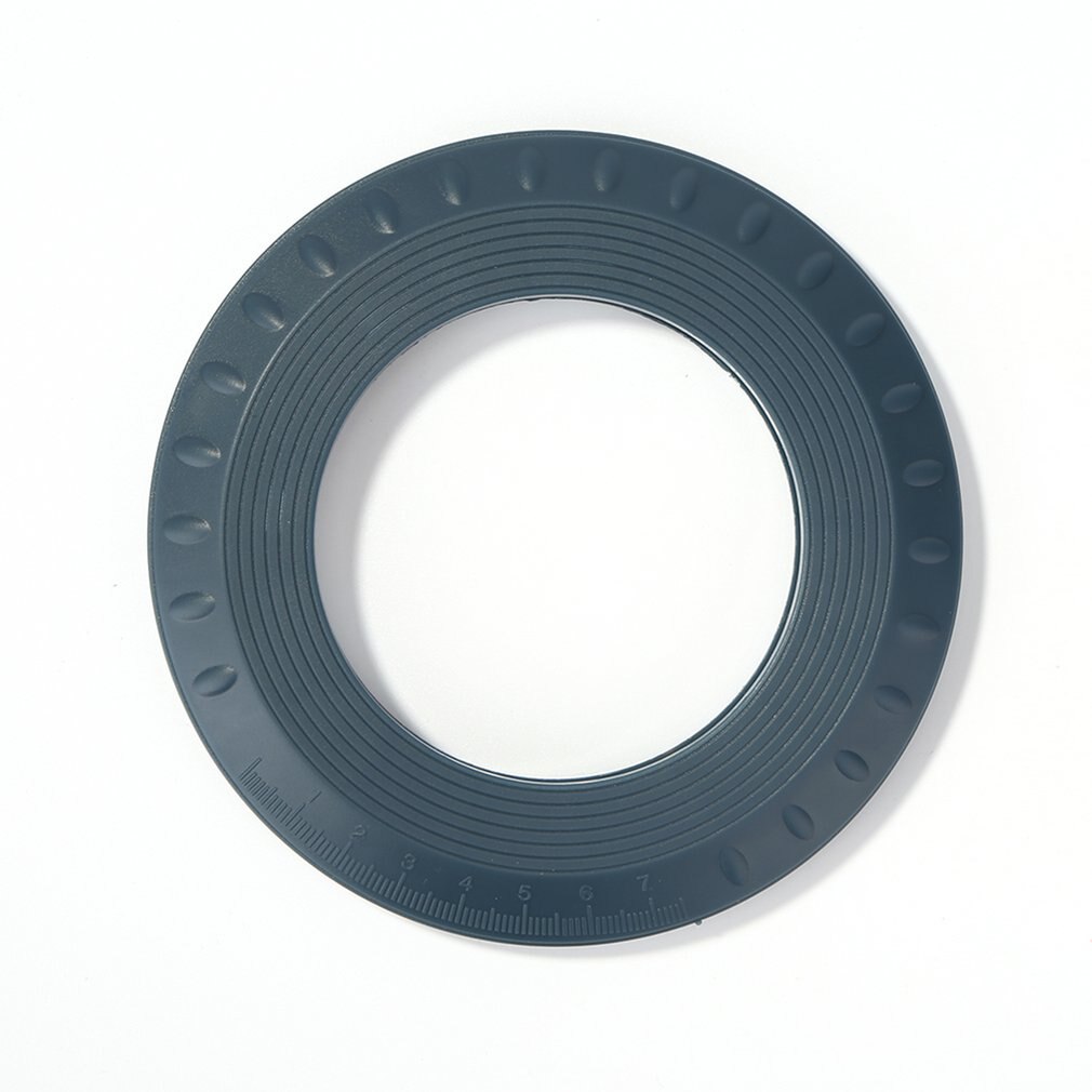Flexible Circle Drawing Tool Adjustable Measuring Drawing Circular drawing rotatable compass drawing ruler tool: Black