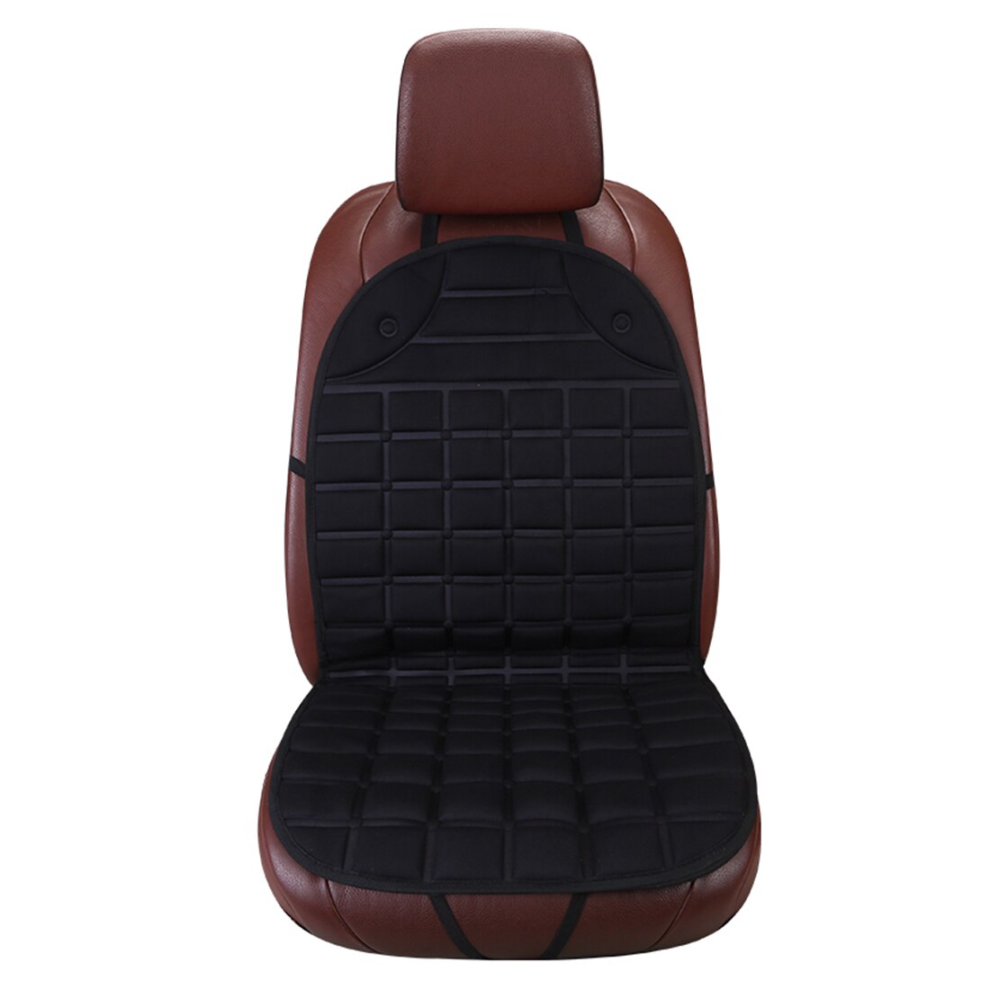 Dewtreetali 1 + 2 Stoelhoezen Auto Bekleding Voor Meest Auto, Vrachtwagen, Suv, of Van Met Kunstmatige Leathertruck Interieur Accessoires: Black
