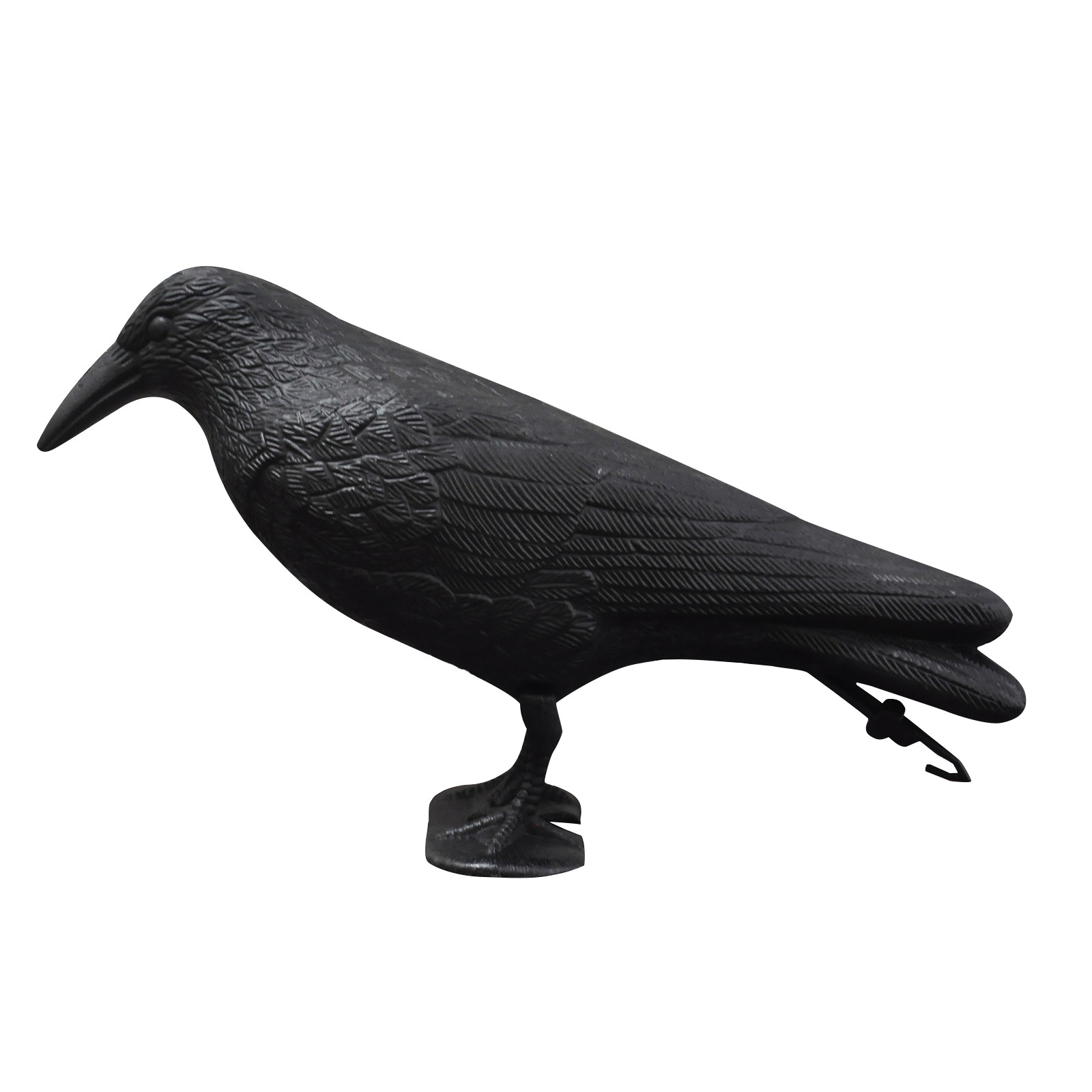SALES！！！Plastic Simulated Crow Decoy Garden Bird Scarer Mice Pest Control Deterrent: Default Title