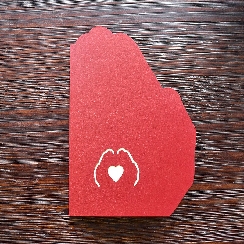 Cartoline pop-su 3D compleanno san valentino anniversario biglietti d'auguri cartoline regali con busta