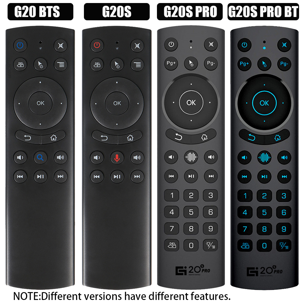 G20S Pro Voice Remote Control 2.4G Wireless Bluetooth Air Mouse G20 BT Microphone Gyroscope IR Learning for Android Tv Box