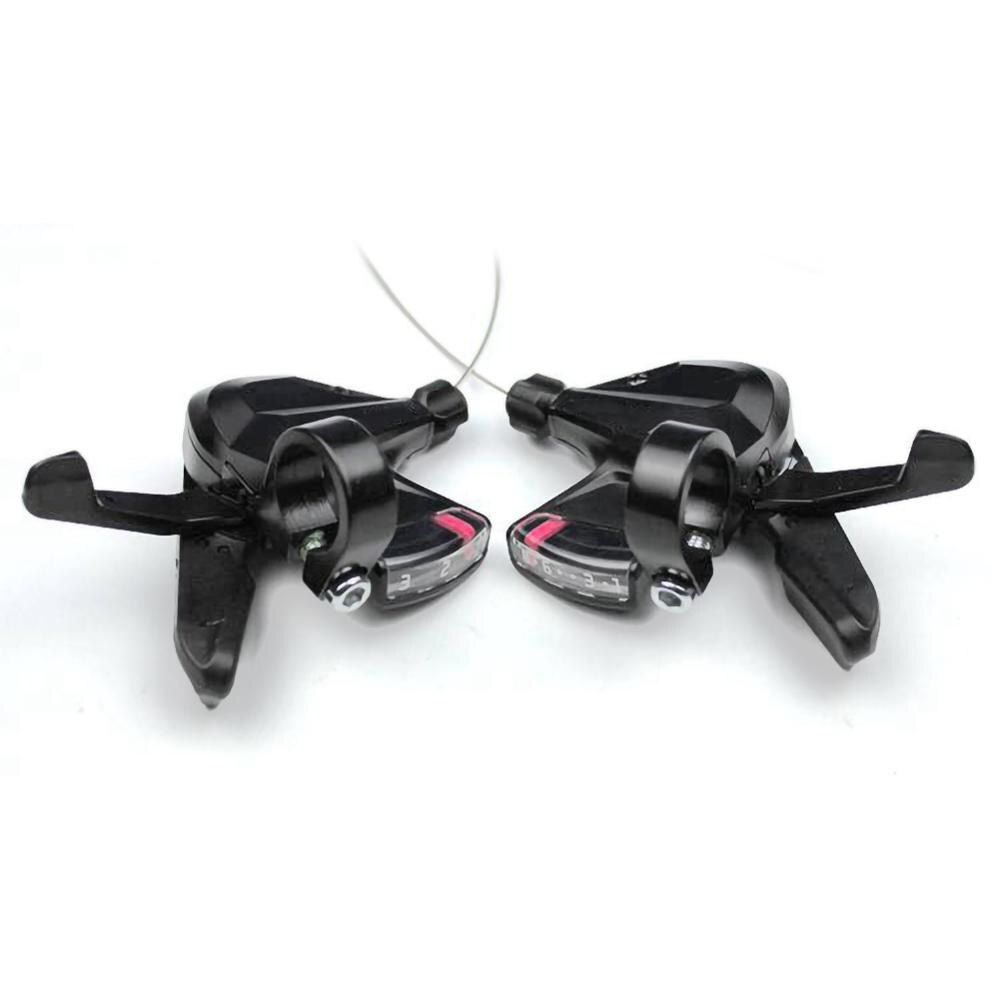 2Pcs Speed Trigger Shifter Dual Lever Shifters Set SL-M310 Left 3 Speed Right 8 Speed Shifters For Mountain Bicycle MTB