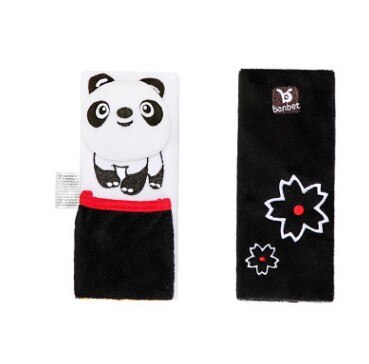 Safety Belt Protective Case Infant Child Car Seat Trolley Cushion Shoulder Sleeve Anti-Friction: Panda Safety Belt