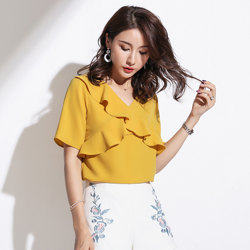 INNASOFAN été chemise en mousseline de soie OL – Grandado