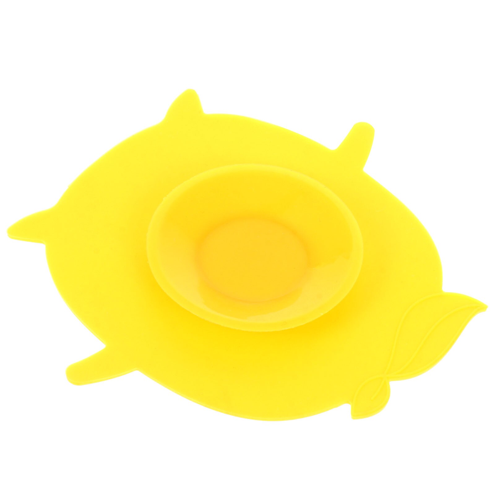 1pc Silicone tovaglietta per alimenti per bambini ventosa antiscivolo tappetino per stoviglie per bambini: Yellow