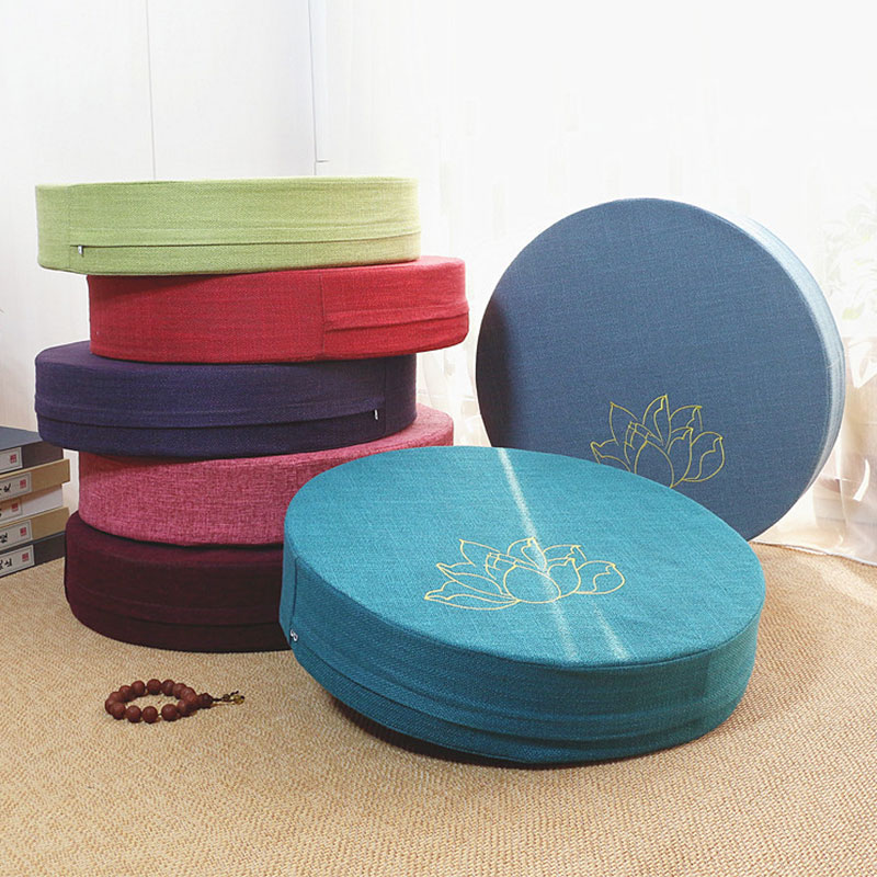 40 x 6cm yoga meditere hård tekstur pude aftagelig vaskbar ryglæn pude japan tatami madras tæpper puf futon sæde pude