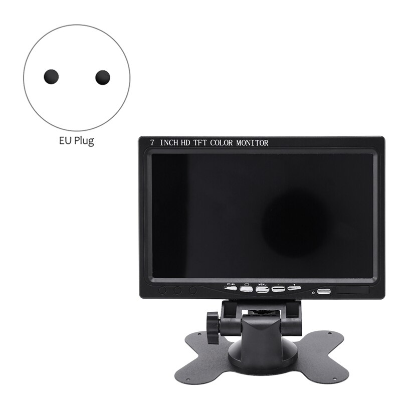 7 Polegada monitor portátil 1024x600 display hdmi compatível/vga/av monitor de fotografia plugue da ue