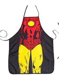 Tablier drôle en 3D pour femme, Wonder-Woman, Tablier de Cuisine pour fête, Tablier de Cuisine pour adultes: Bleu