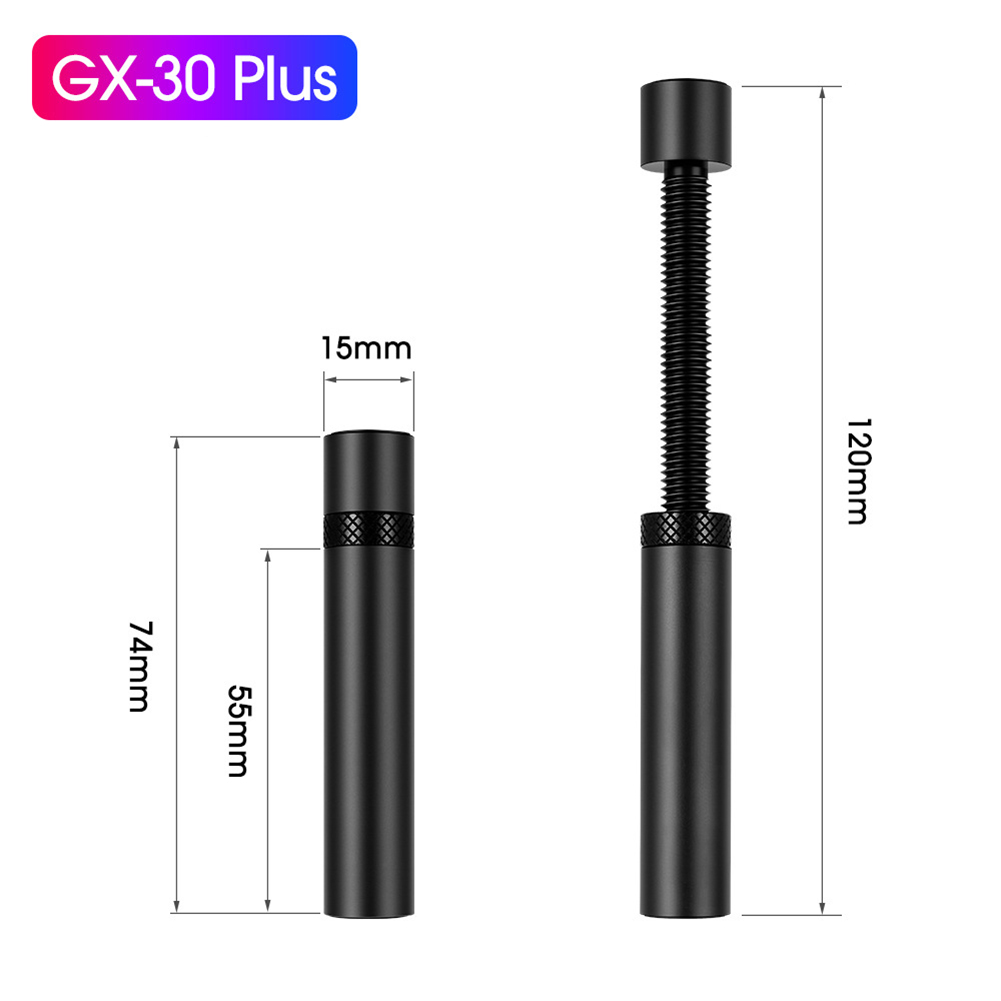 Support Vertical pour carte graphique GPU, vis rotative télescopique réglable en alliage d'aluminium: Bleu profond