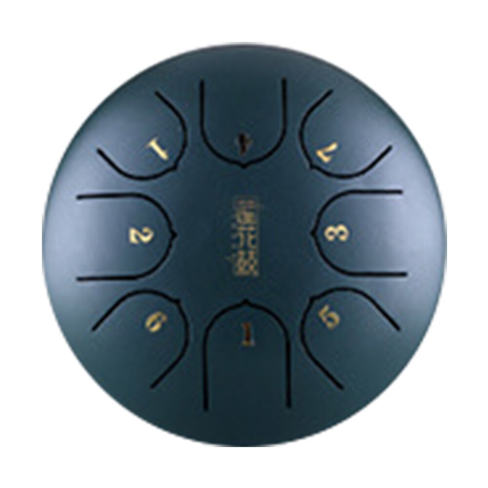 6 Inch 8 Notes Music Education Mini Instrument G Tune Tank Steel Tongue Drum Party With Mallets Hand Pan C Key