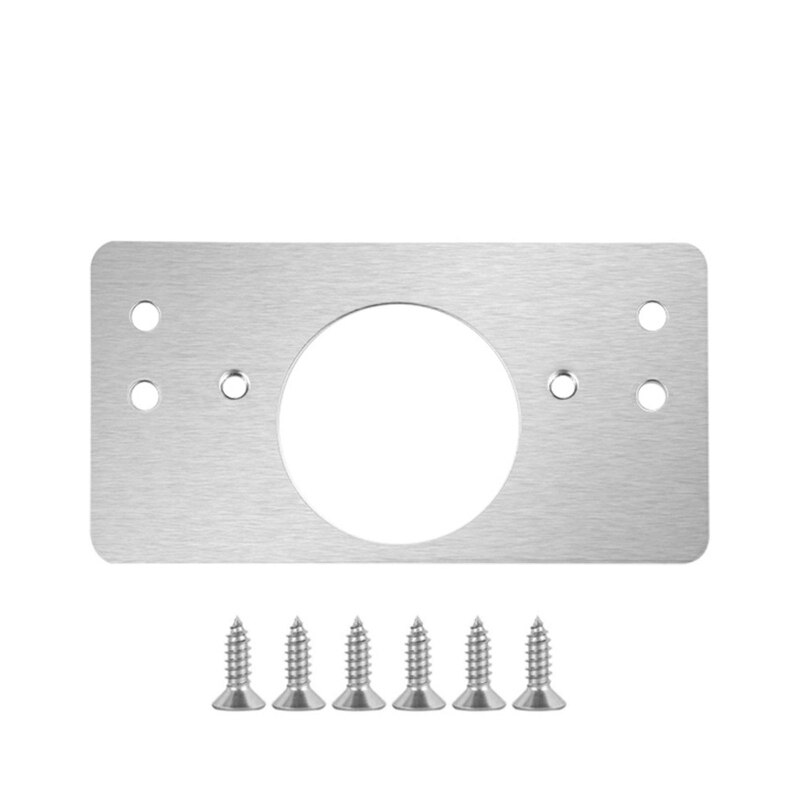 Stainless Steel Hinge Repair Plate Hinge Tools Hinge Repair Brackets Cabinet Furniture Door Repair Hinge Accessories:  Rectangle A Side