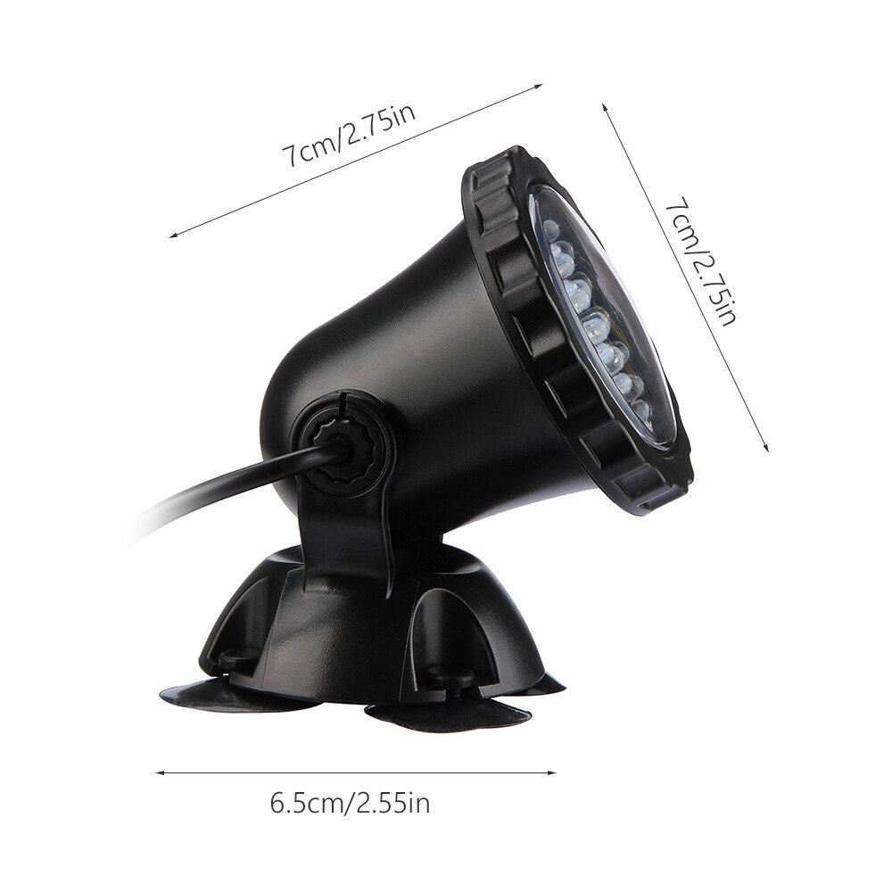 DONWEI 4pcs RGB 36 LED Underwater Spot Light Highly Waterproofing IP68 Underwater Light Tank Aquarium Landscape Lights