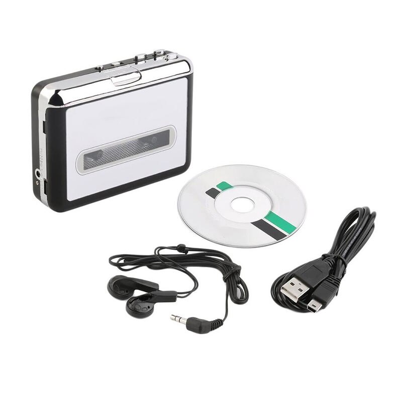 Draagbare USB2.0 Poort Cassette Speler Tape Naar MP3 Converter Stereo Geluid Capture Adapter Audio Muziek Cassette Recorder & Player