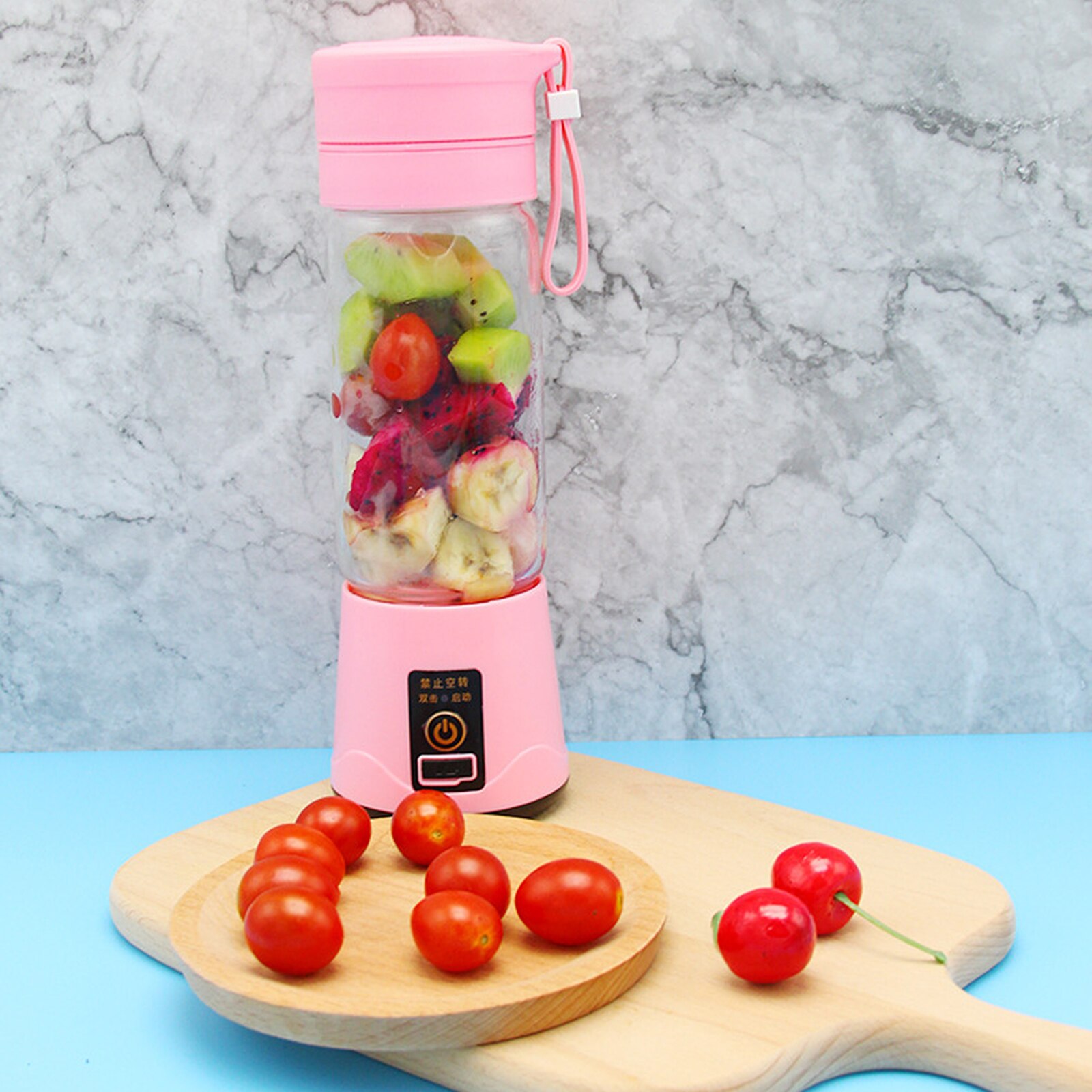 380ml Mini Juicer Machine Usb Electric Portable Blender Smoothie Maker Juice Orange Fruit Mixer Cup For Kitchen Food Processor