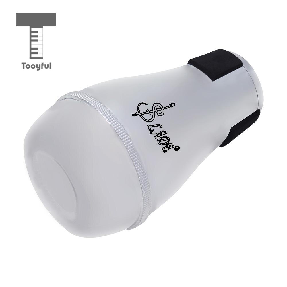 Tooyful duurzame oefendemper voor rechte demper, sourdine voor alt-tenortrombone, accessoire zilver