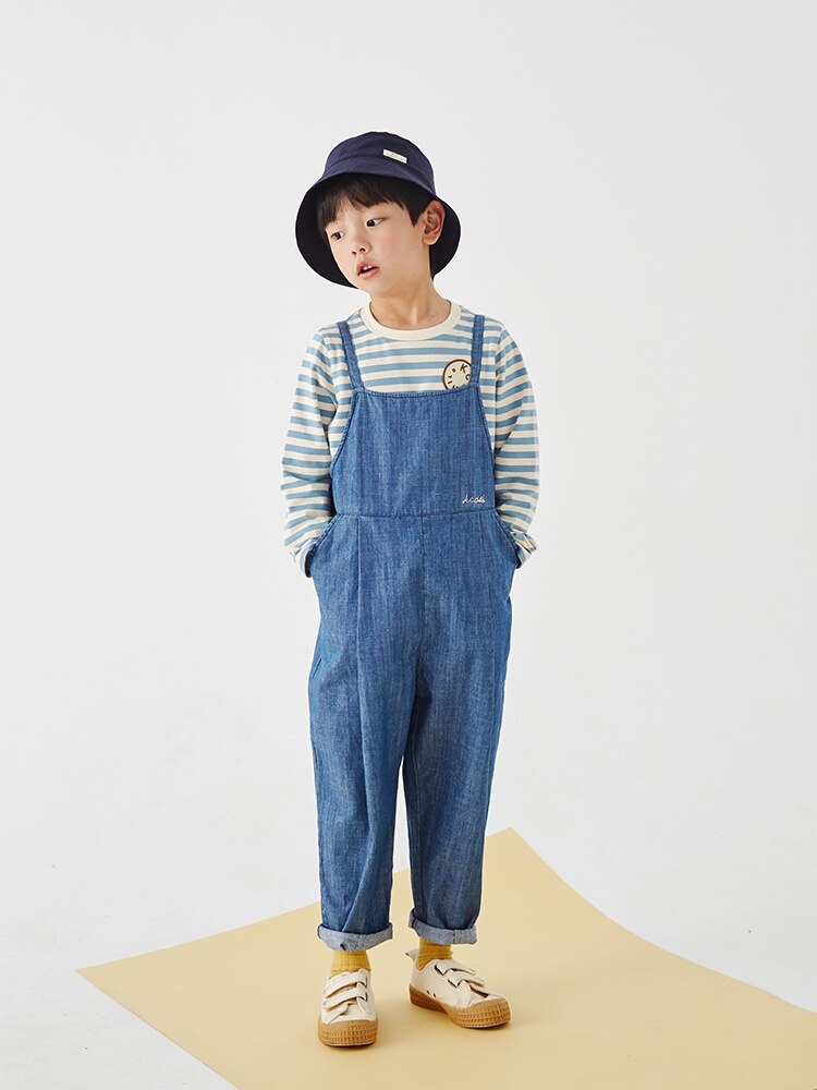 Kc. Kind Kids Overall Jongens Meisjes Demin Broek Zachte Demin Voor Lente Cool Kids Peuters Kleding Age2-12Y