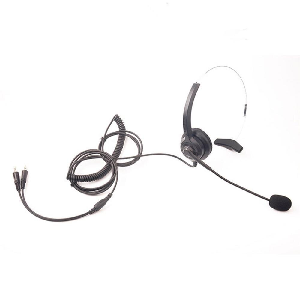 Telephone Headset Call Center Operator 3.5 mm Headphones Offical Headphone With Micro for Computer Laptop PC: Default Title