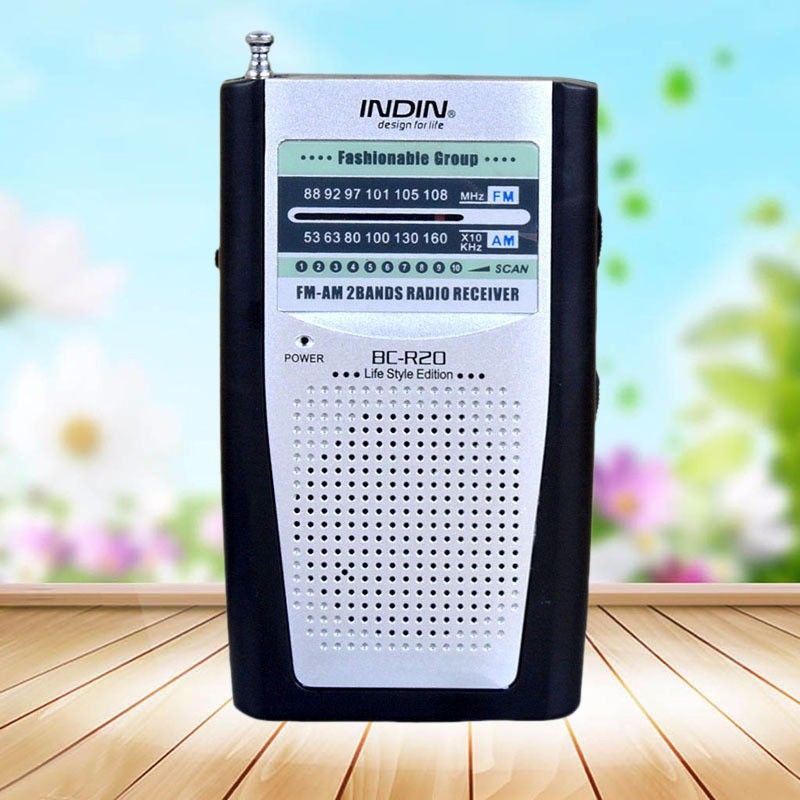 Word Universal AM FM Battery Operated Portable Pocket Receiver Radio Built in Speaker Handheld Radio Walking and Travelling