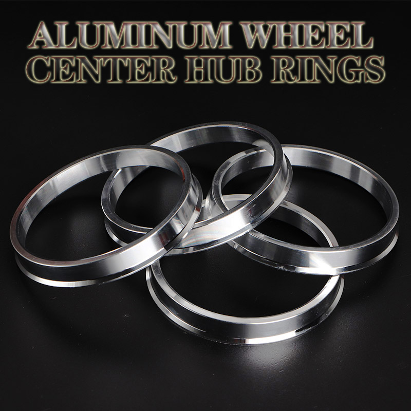 4 delar/set aluminium navringar nav centrerade ringar hjulhål 67.1-73.1 64.1-73.1 56.1-73.1 57.1-73.1 60.1-73.1 66.1-73.1mm