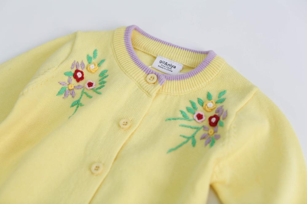 Vauvan neuletakit neulepusero vintage-tyylinen mansikka kukkakuvioinen lasten villapaita