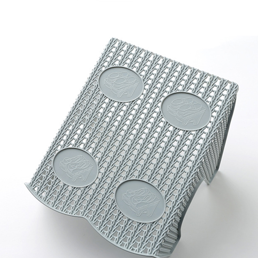 1Pcs Shoe Slots Double Layer Plastic Space Saver Holder Shoes Box Organizer Storage Organizer Storage Stand Holder