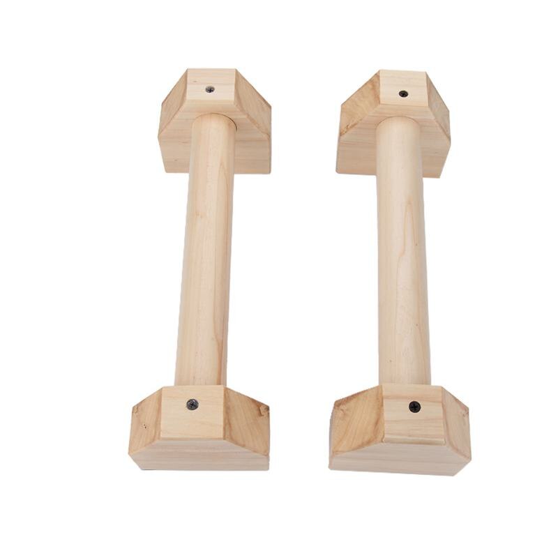 Support de Fitness en bois, 1 paire, barre de traction, barre de poitrine, pour la musculation