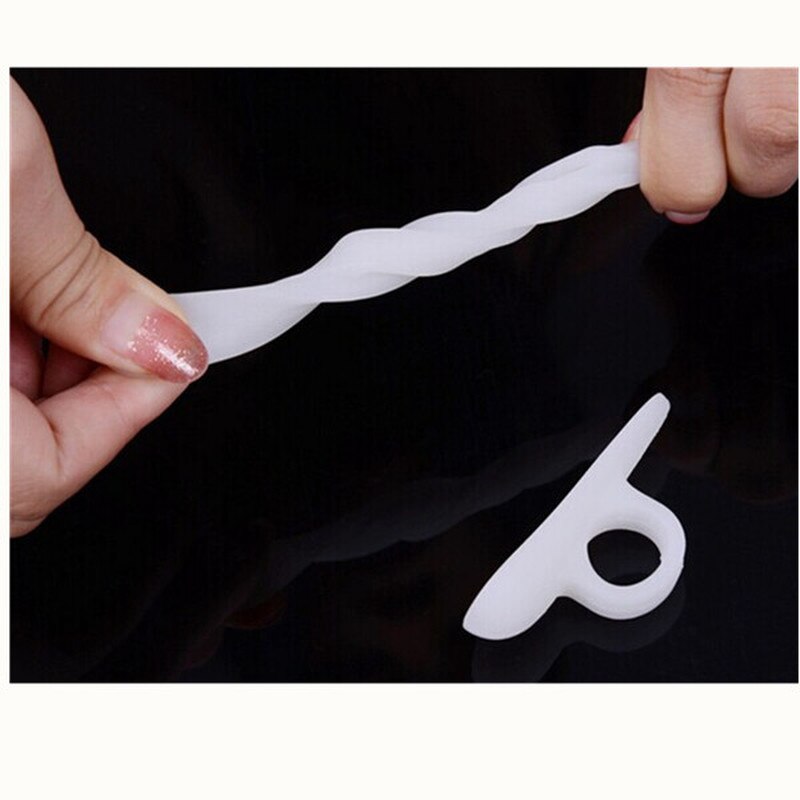 1Pair Unisex Hammer Silicone Toe Protection Bone Toe Ectropion Corrector Health Care Product File for Feet Valgus Adjuster