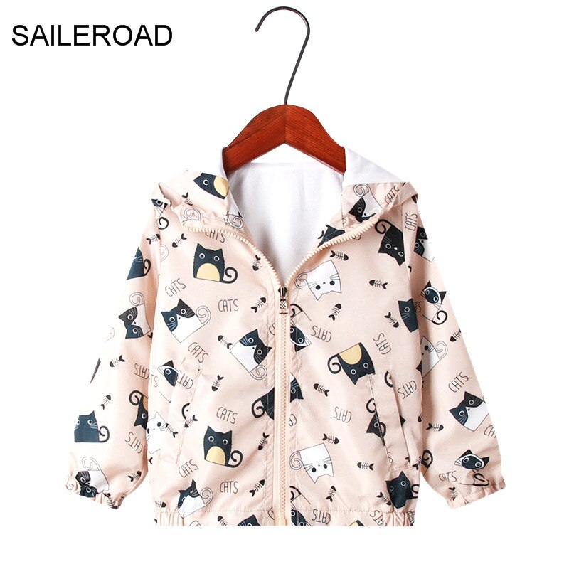 SALEROAD – veste imperméable avec fermeture éclair pour enfant, garçon et fille de 3 à 9 ans, collection automne: KC042 same photo / 8T