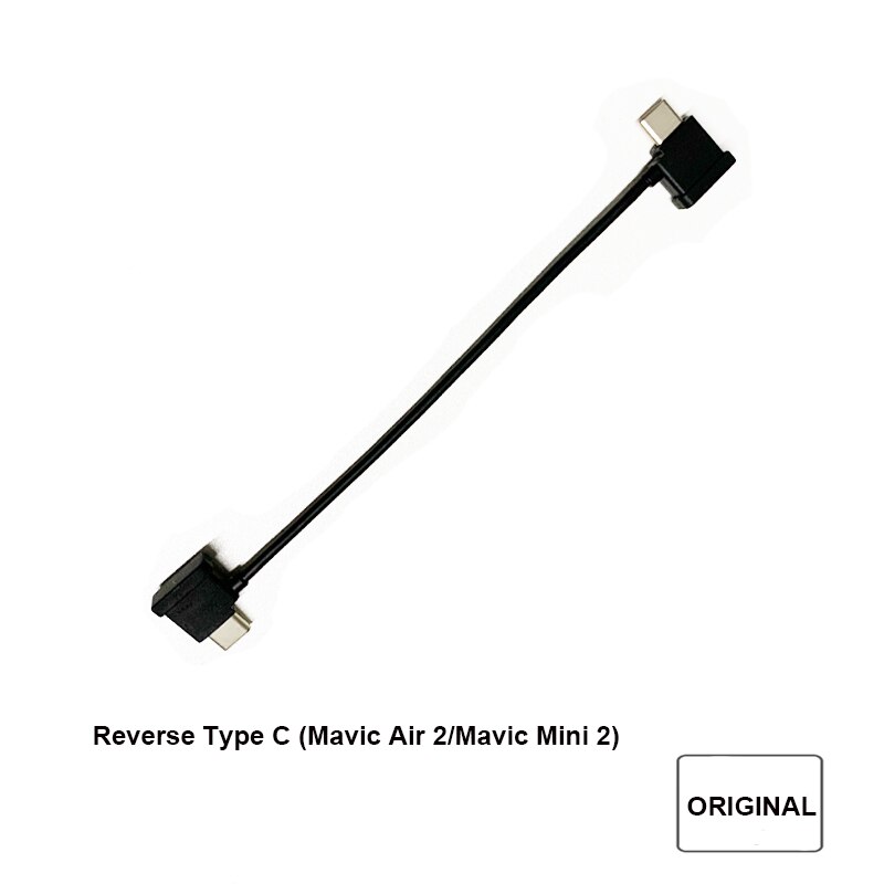 Original remote Control Data Cable Line for DJI Mavic Pro 2 Mini 2 Air 2 Wire Connet Android Micro USB Type-c IOS: Air 2 Reverse TYPE C