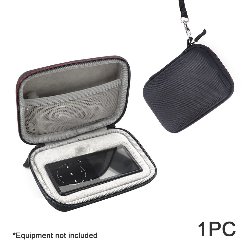 Carrying Box Anti-Vallen Accessoires Mesh Pocket Schokbestendig Opbergtas Draagbare Eva MP3 Speler Case Met Lanyard Voor Soulcker d16
