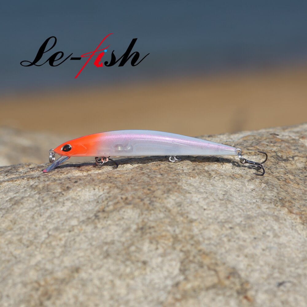 Le fish 100mm 8.5g floating minnow long cast fishing lure tackle Tungsten weight system wobbler crank bait