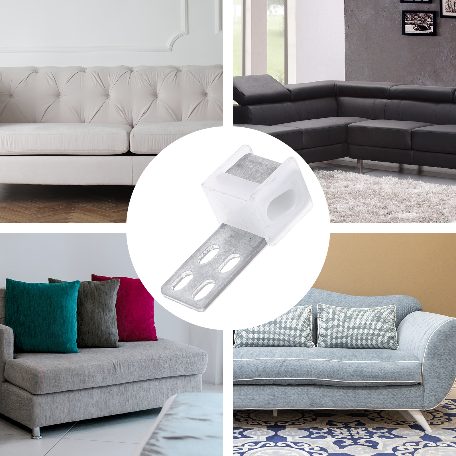 Kit de réparation de meubles, ressort de canapé, bouton coupé, clips de chaise, support pour coussins affati és, accessoires de construction de canapé