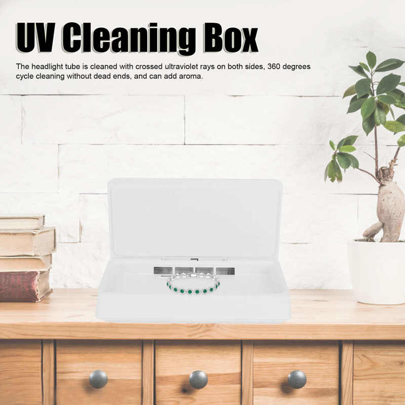 Intelligent Cellphone Cleaning Box Aromatherapy Ultraviolet Cleaner Machine USB Powered DC5V Household Cleaning Supplies