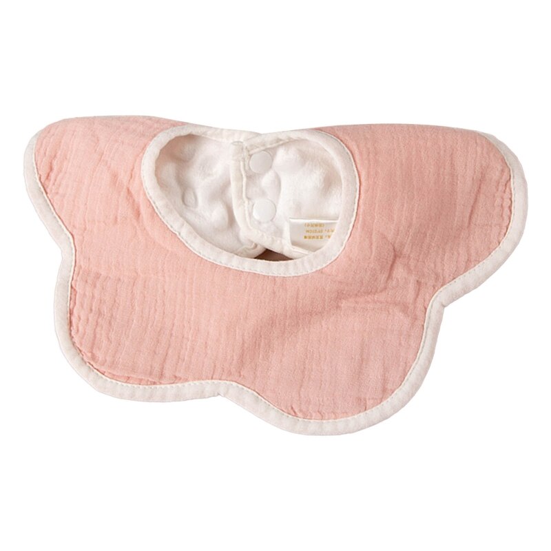 360 Graden Rotatie Burp Doek Effen Kleur Baby Bloem Feeding Bib Speeksel Handdoek