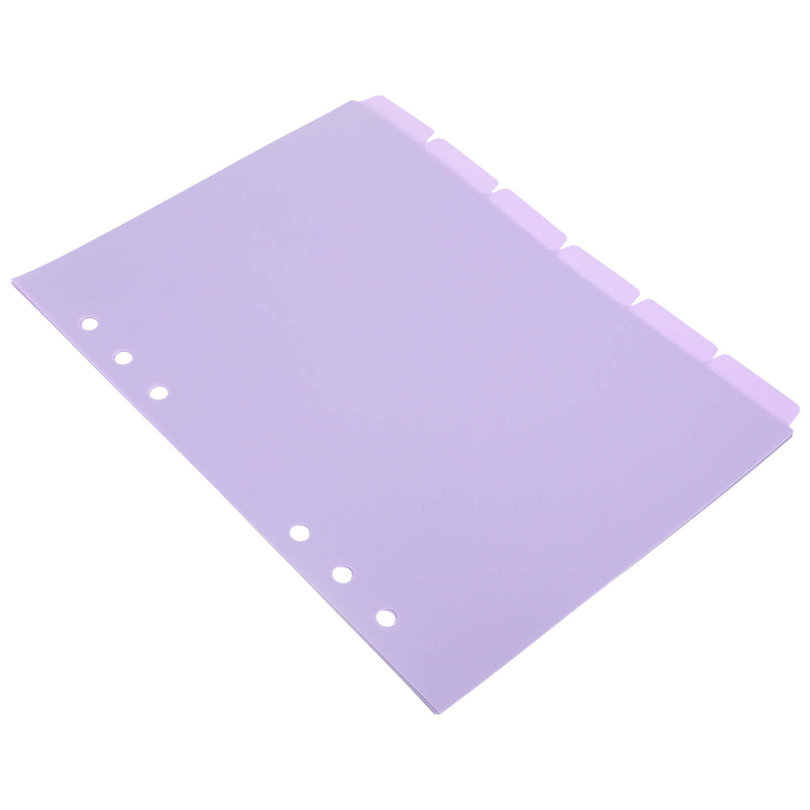 6 Stuks Bindmiddel Papier Verdelers Bindmiddel Verdelers Met Tabs 6 Perforator Kantoorbenodigdheden Plastic Verdelers Bindmiddel Sepators Met Tabs
