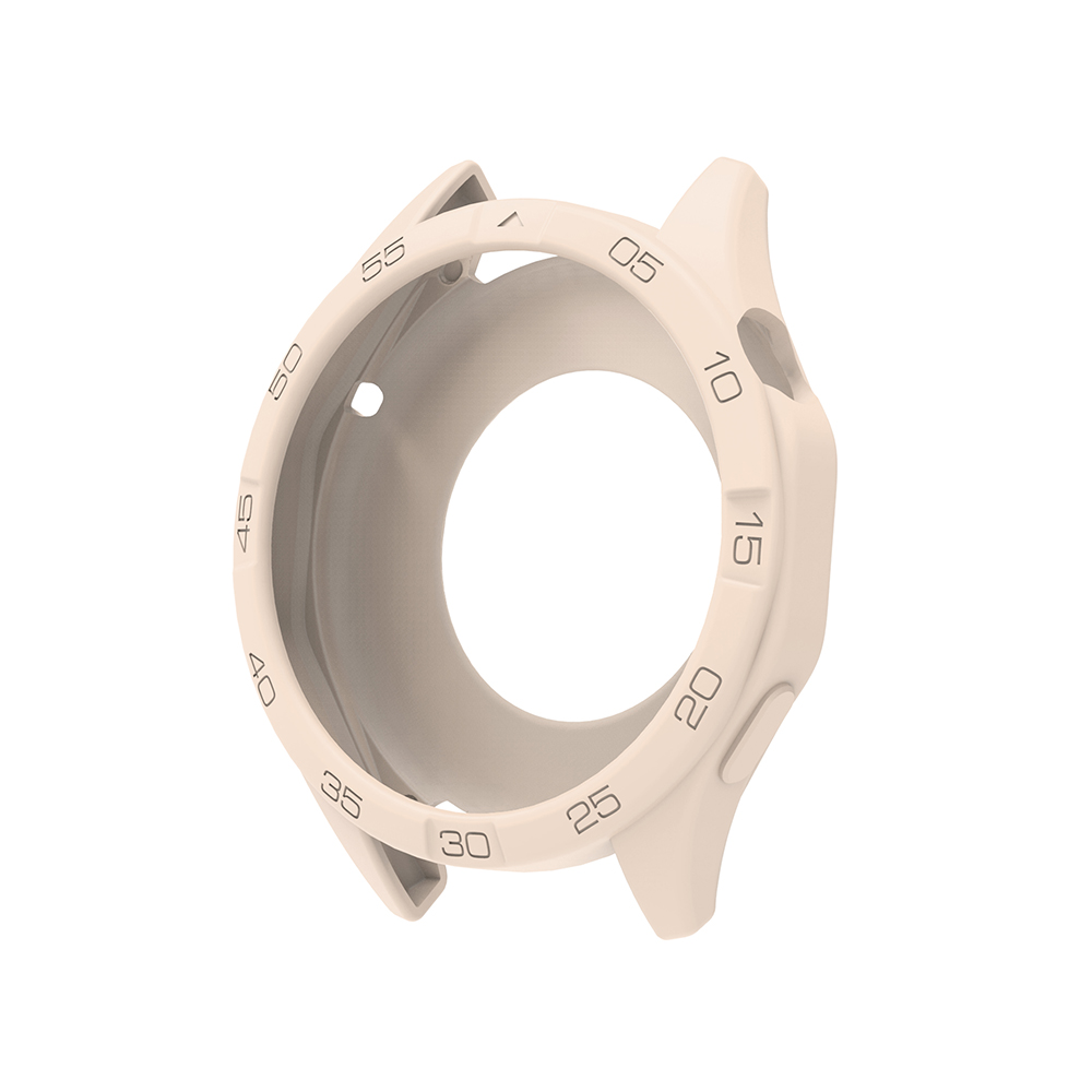 Silikonerem til huawei watch  gt4 gt5 46mm udskiftningsurrem + beskyttende etui: Rose guld