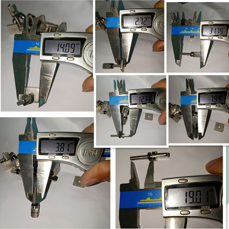 Zubehör für surfbrett-kreuzfahrtyachten, ruder, spezial-handschraube  m4 x 19mm edelstahl , 316 materialien , 3 sets