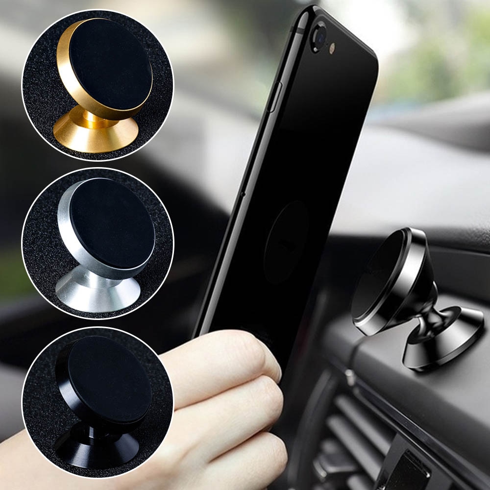 Magnetische telefoonhouder auto 360 graden gps universele mobiele telefoon magneethouder lucht autohouder voor  x 7 8