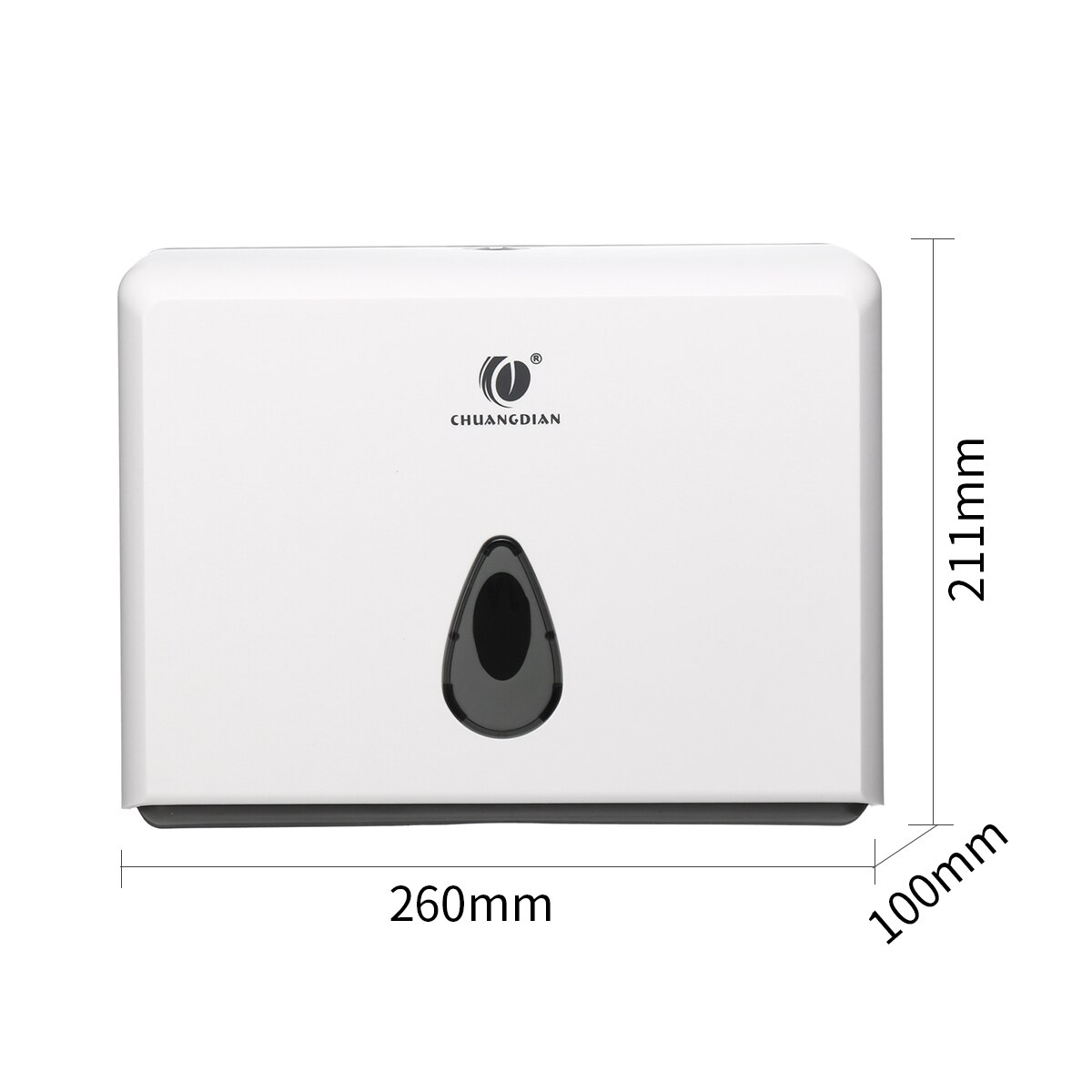 Wall-Mounted Paper Towel Dispenser Commercial Paper Hand Towel Dispenser Tissues Box Holders Bathroom Bank Hotel Office