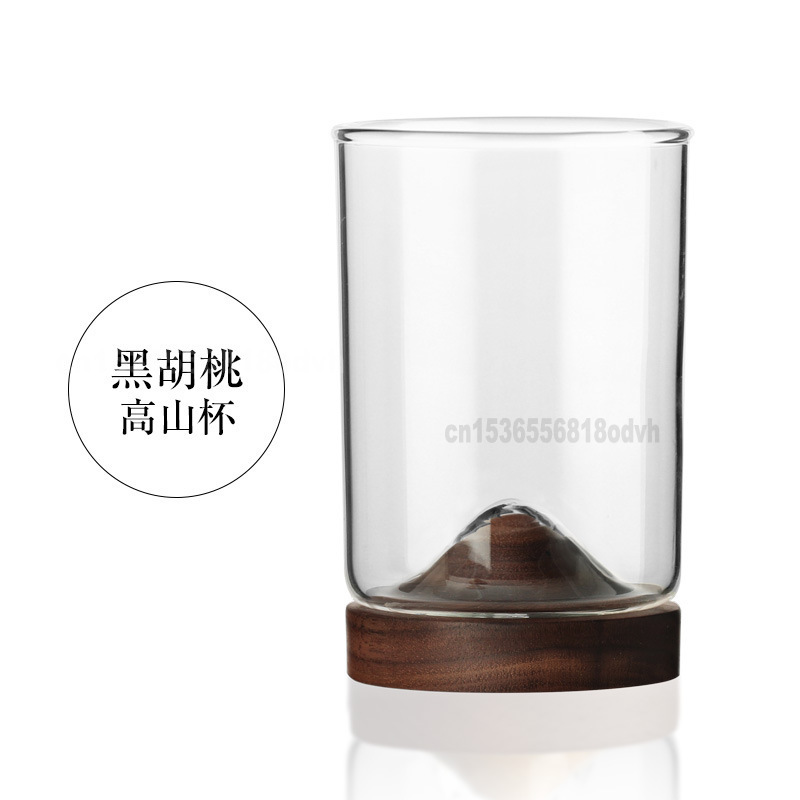 Japanse Stijl Mountain Type Hittebestendige Verdikte Glazen Beker Kopje Thee Kantoor Persoonlijkheid En Creativiteit Drinken Thee Kopje Thee