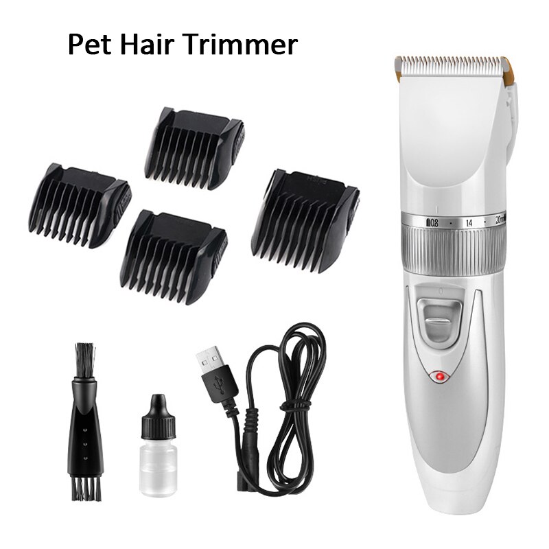 Hond Clipper Professionele Hond Haar Trimmer Dier Grooming Clippers Kat Cutter Machine Scheerapparaat Elektrische Schaar Clipper: Default Title