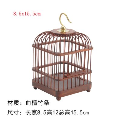 Small Insect Box Cage Wood Cricket House Handmade Katydid Cage Children: white