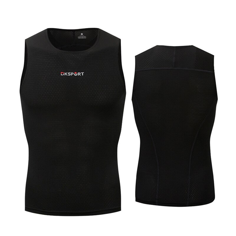 TWTOPSE Pro hombres sin mangas de ciclismo capas base humedad absorción secado rápido transpirable MTB Road Bike ropa interior de la bicicleta bajo el desgaste