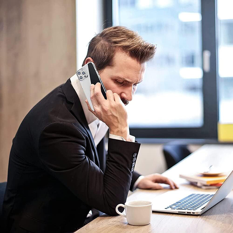 360 ° Funda de teléfono de cuerpo completo para iPhone 16, 15, 14, 13, 12, 11 Pro Max Mini Plus, cubierta dura híbrida transparente, Funda suave de silicona