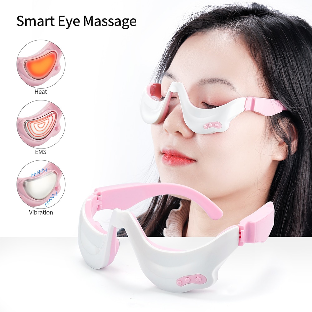 ems Mikro Strom Puls Auge Massagegerät Heizung Therapie Verblasst Dunkle Kreis Tighte Auge Haut Durchblutung Auge Pflege Schönheit Gerät