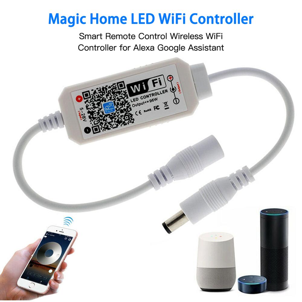 Wifi Mini RGB Bluetooth Controller DC 5V 12V 24V Mini Music Bluetooth Controller Light Strip Controller For RGB RGBW LED Strip