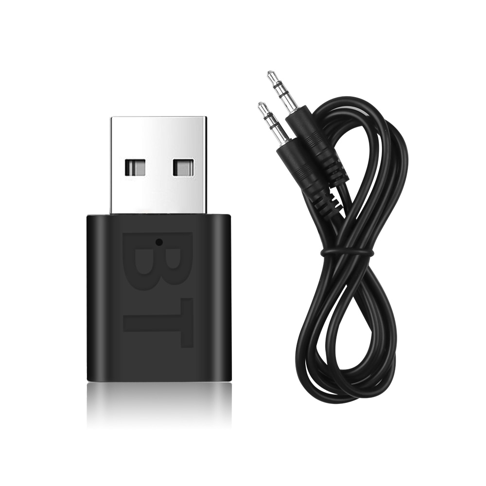 3.5Mm Aux Bluetooth 5.0 Carkit Draadloze Muziek Stereo Usb Power Audio Ontvanger Adapter Auto Aux Voor Auto Radio Mp3 Pc